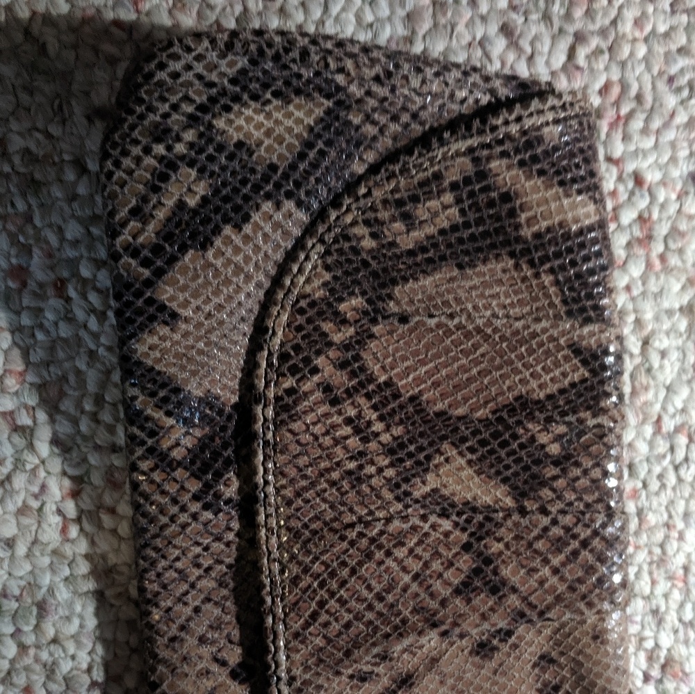 Banana Republic Snake Skin Print Hand Bag/Clutch
